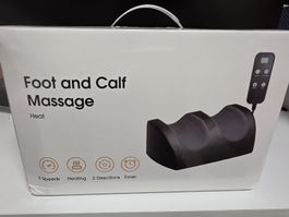 Fuss- und Wadenmassagegerät mit Wärmefunktion neu