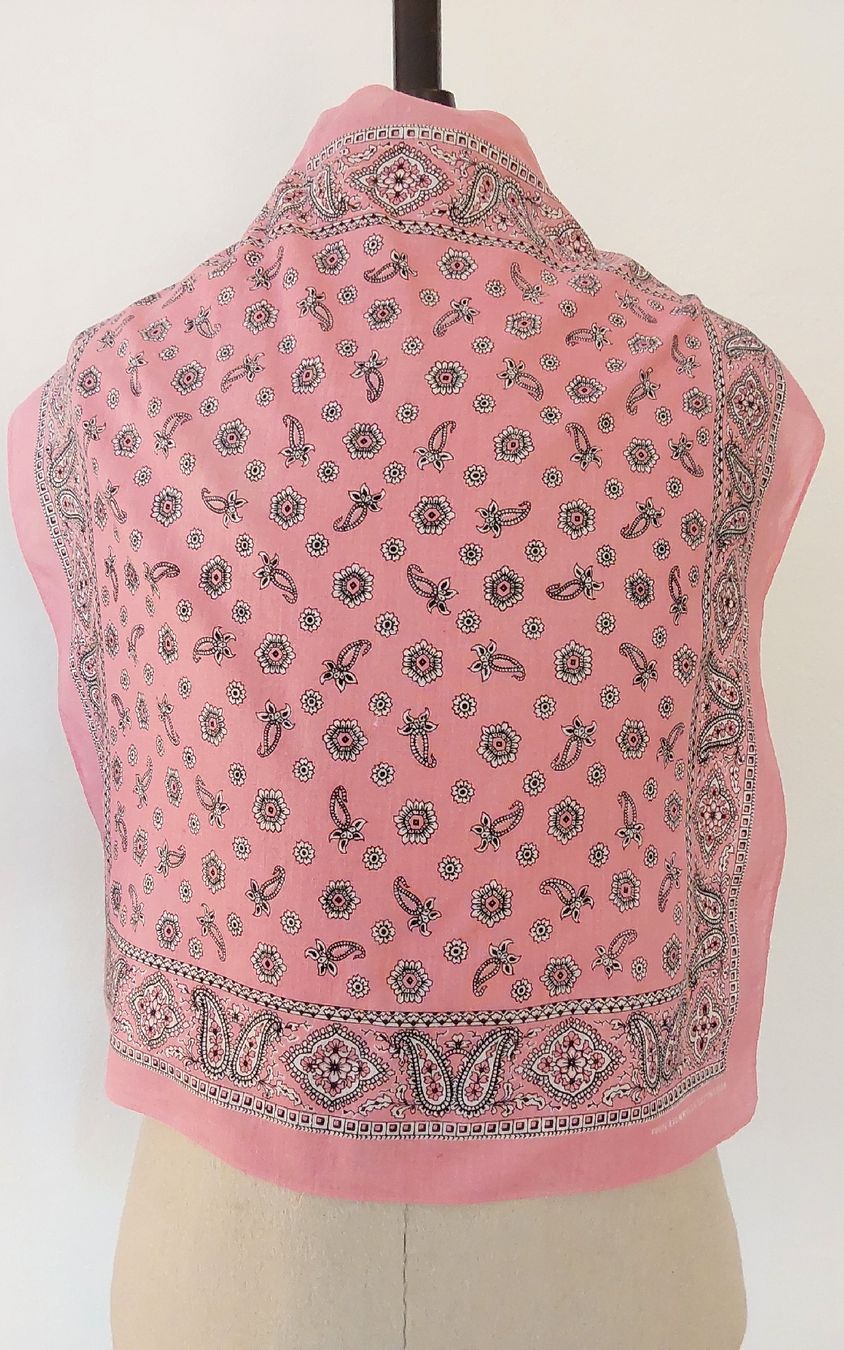 Foulards, Tücher & Schals: Baumwolltuch quadratisch rosa – Neu (gemäss Beschreibung) aus Köniz von scopello12 1