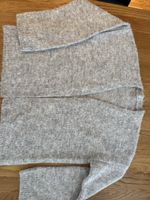 Handgestrickte Damen Strickjacke grau Grösse M