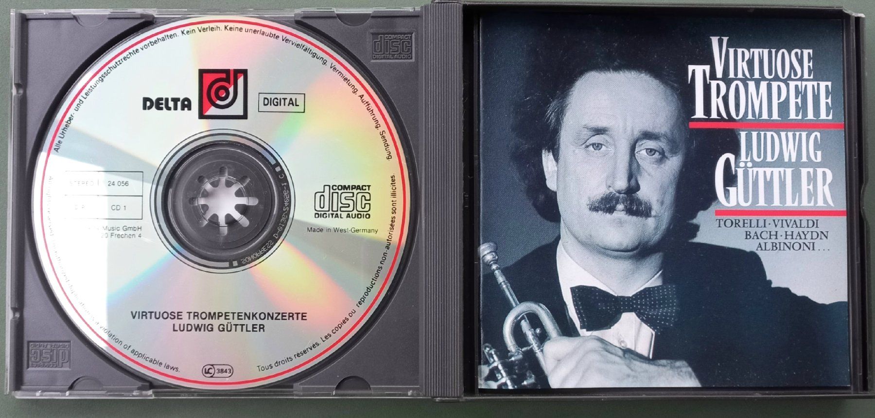 CD: Doppel CD - Virtuose Trompete - Ludwig Güttler – Usato da Niederuzwil venduto da lubimaja 2