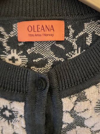 OLEANA Strickjacke mit Kurzarm-Pullöverli Grösse S