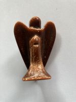 Schutzengel Glücksbringer Goldfluss Stein Figur Herbst Deko