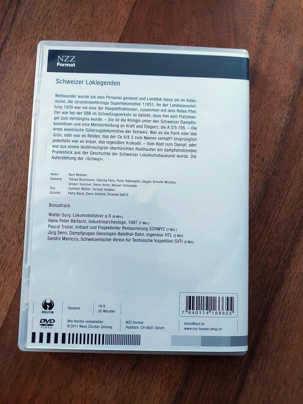 Alle DVDs: Schweizer Loklegenden - NZZ Format - DVD – Gebraucht aus Schönenwerd von Steidi 2
