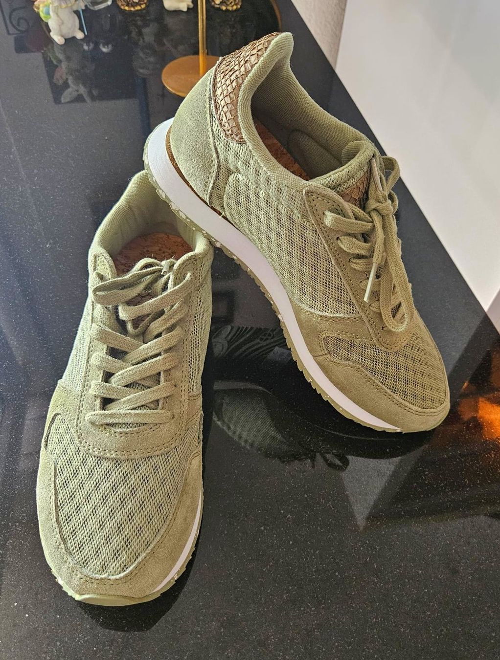 Scarpe da donna: Ydun Suede Mesh II - Dusty Olive – Nuovo (secondo la descrizione) da Schlieren venduto da Mmm234 3