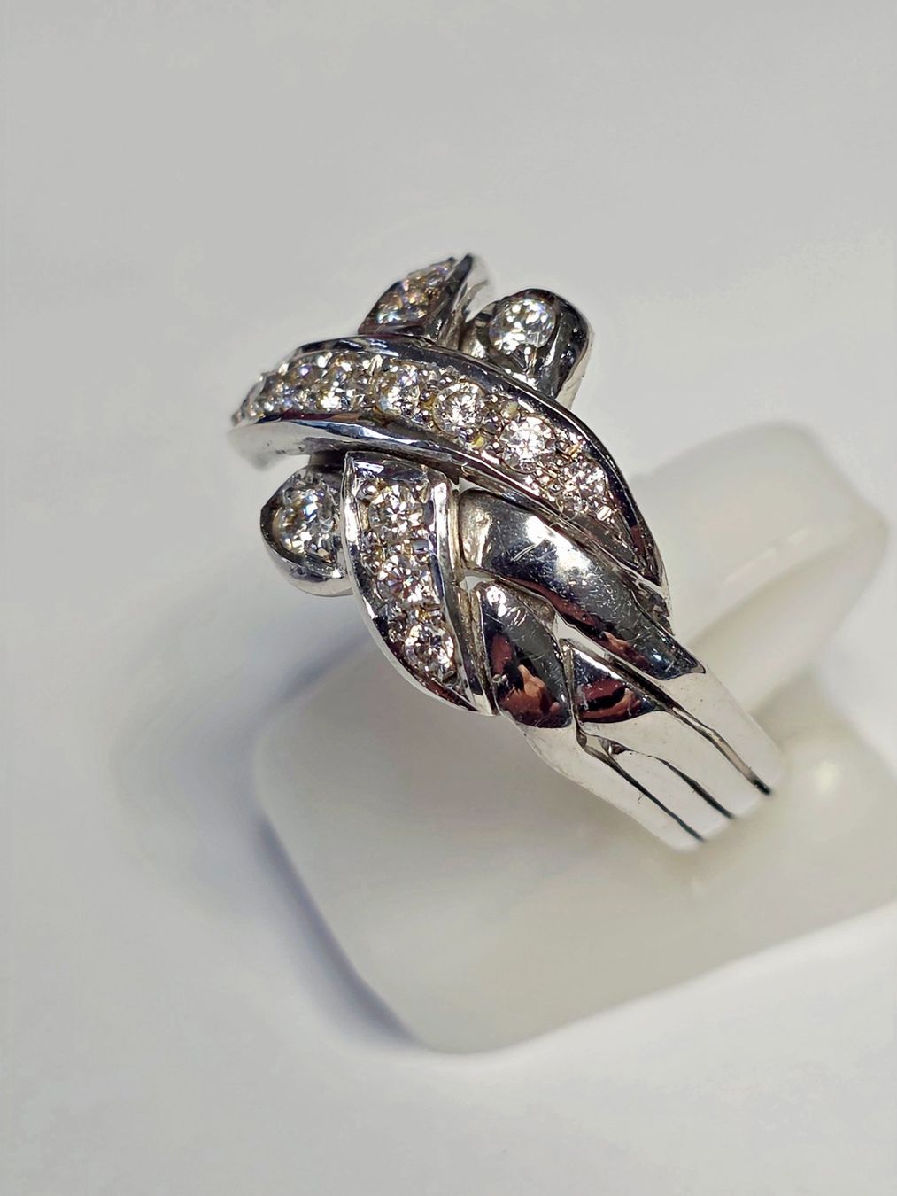 Anelli: Moissanites in Silber Fingerring – Nuovo (secondo la descrizione) da Zürich venduto da benedikt12 7