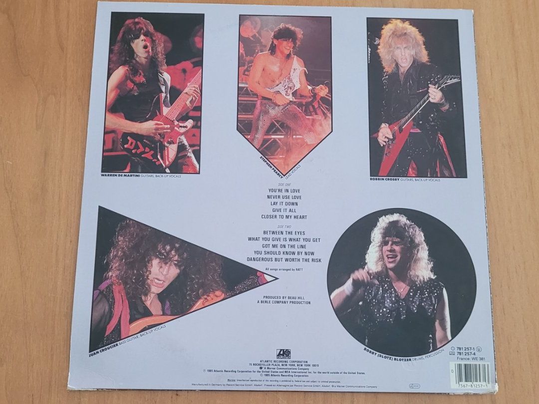 Vinyles: LP  Ratt – D'occasion à Martigny par MZ-67 1