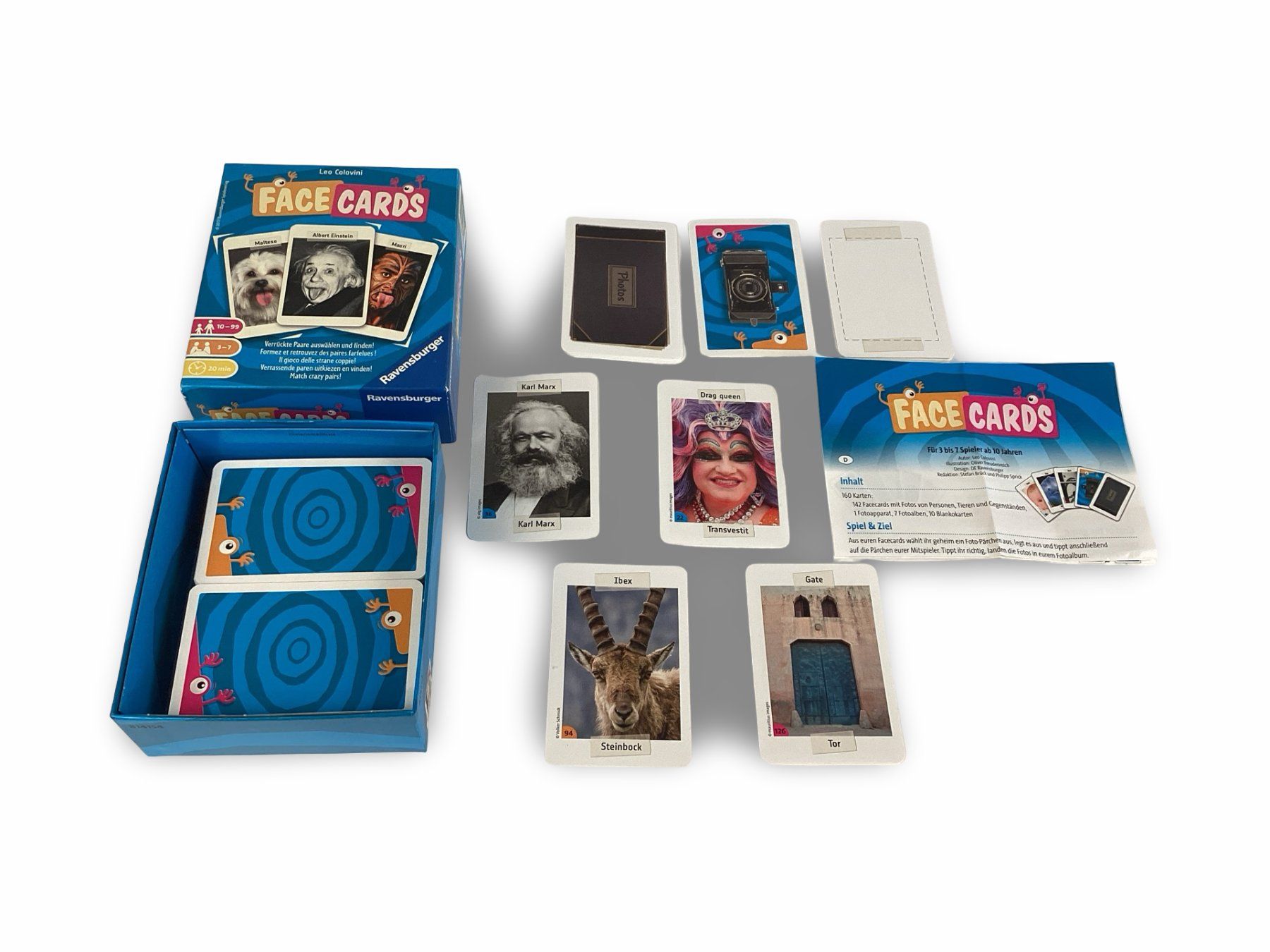 Ravensburger Giochi: RAVENSBURGER Face Cards – Usato da Zürich venduto da Restwert_Zuerich 2
