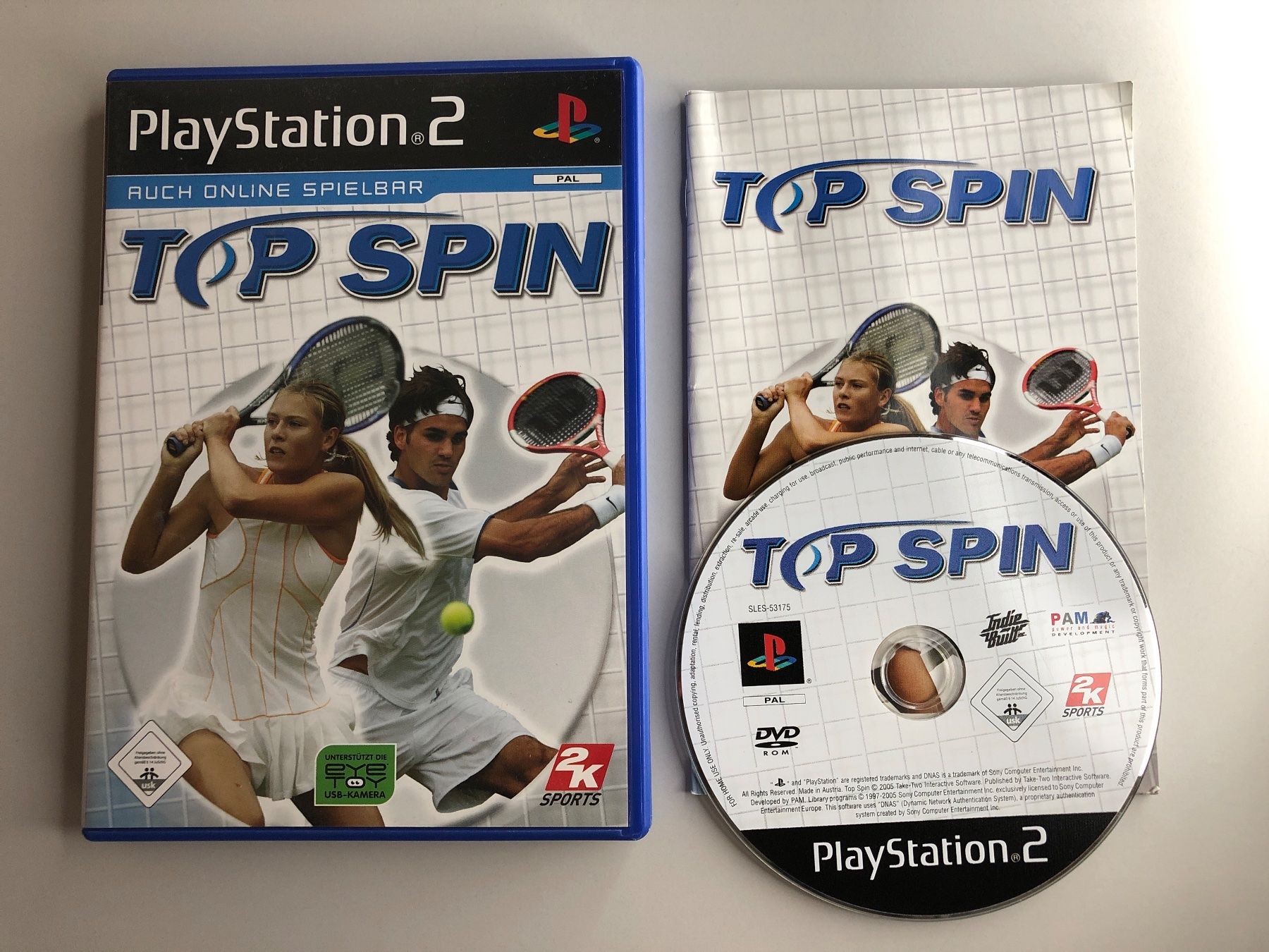 Sony Spiele: Top Spin - PS2 – Gebraucht aus St.gallen von taduz