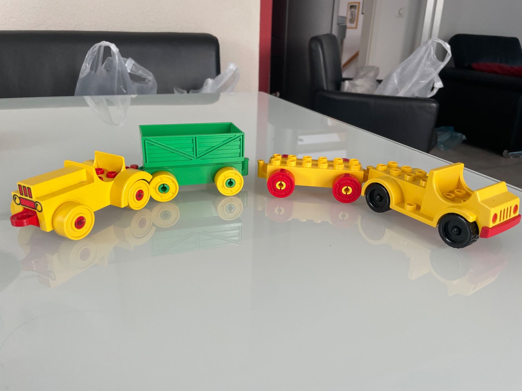 Lego Spielzeuge: ORIGINAL DUPLO verschiedene Autos  mit Anhänger – Gebraucht aus Pfeffingen von Purzzeli 1