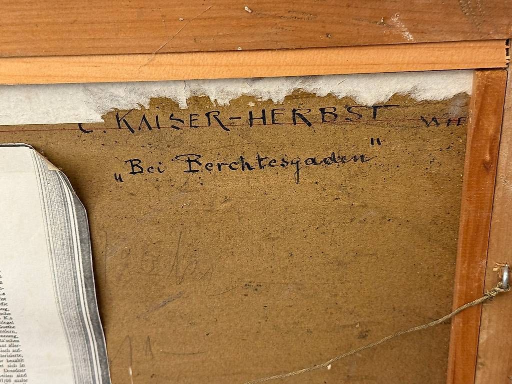 Dipinti: Carl Kaiser-Herbst: Öl um 1915 – Usato da Caslano venduto da alaniselin 3