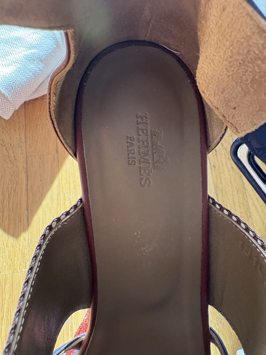 Hermès Scarpe da donna: Sandales compensées en corde Hermès Roma 38.5 – Nuovo (secondo la descrizione) da Puplinge venduto da Mady88 3