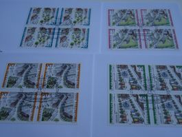 Satz Pro Patria 2000, FDC Satz + 4erblock, 5 Bel
