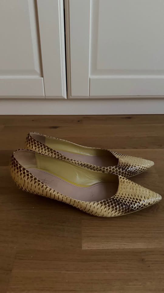 Scarpe da donna: Sebastien Snake Leather Shoes- Size 40.5 – Usato da Genève venduto da gvokiii 2