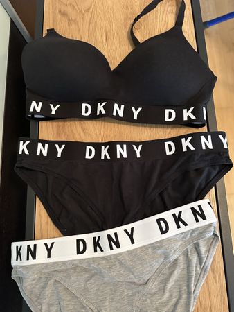 DKNY BH & Slip Gr. XL Top Zustand im Winter perfekt 49 Zeich