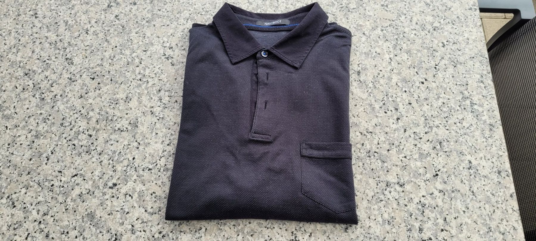 Navyboot Magliette Polo: Navyboot Poloshirt schwarz Gr. XL – Usato da Eggersriet venduto da Fredb 2