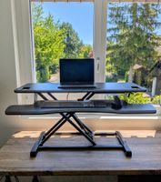 Sitz-Steh Workstation, Stehtisch Auflage, höhenverstellbar