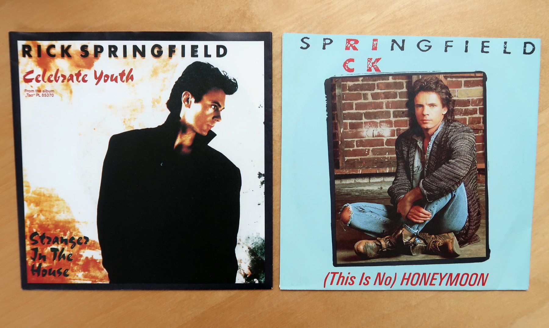 Vinyles: RICK SPRINGFIELD - 2 VINYL SINGLES (NM) – D'occasion à Hedingen par Studers