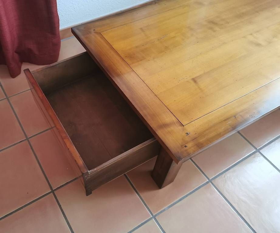 Tavoli: Table basse Batel Créations en merisier massif – Usato da Bussigny-sur-Oron venduto da ziryab01 3