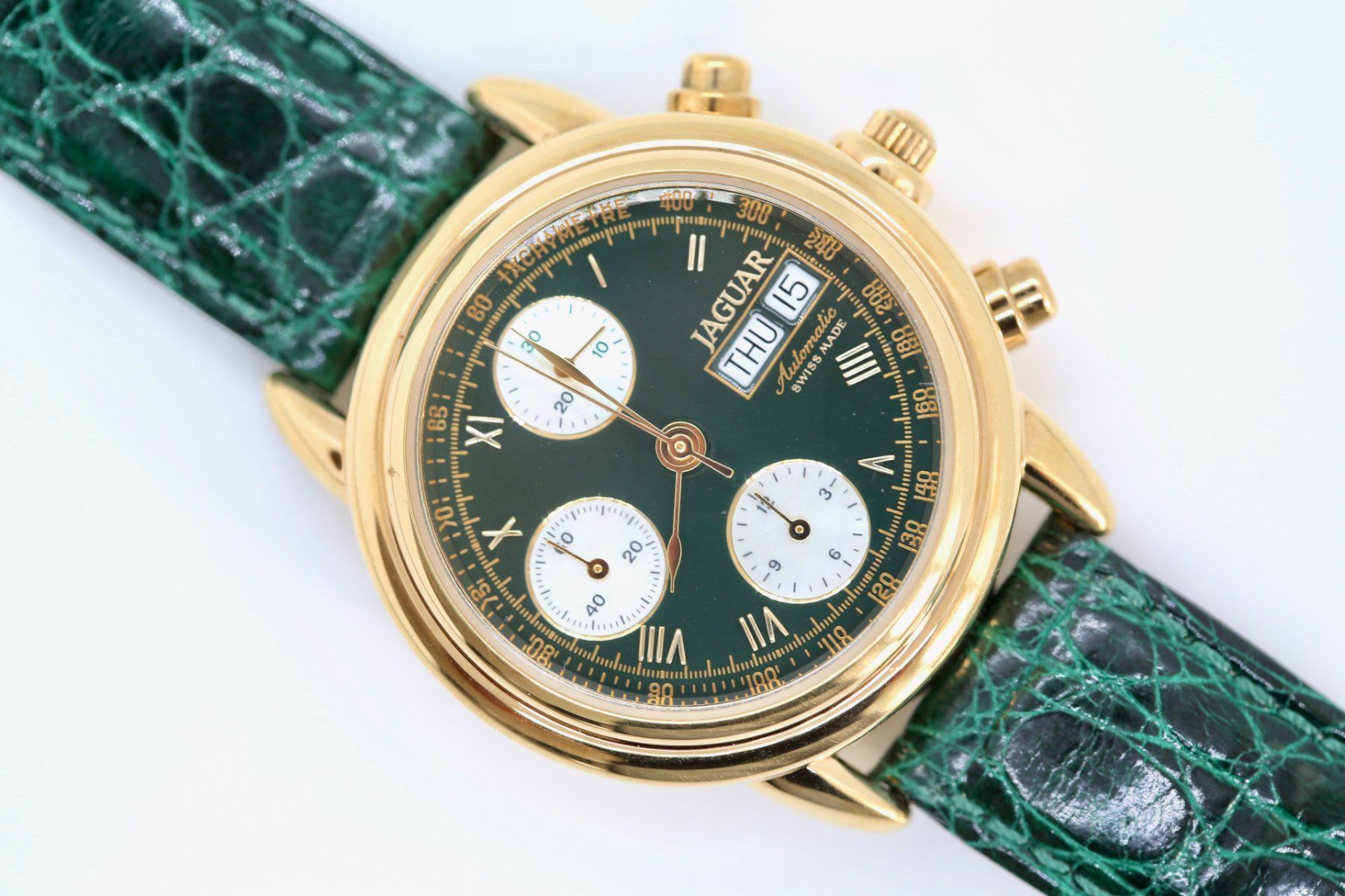 Orologi: Jaguar Chronograph Automatik NOS – Nuovo (secondo la descrizione) da Reinach BL venduto da Han-Numismatik 2