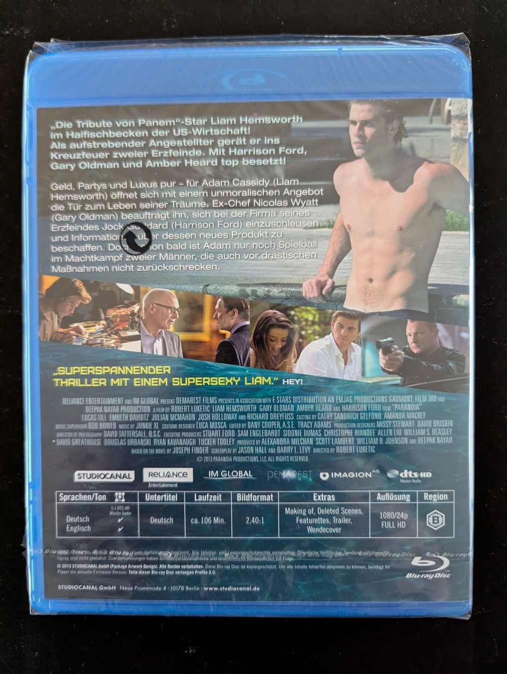 Tous les DVDs: "Paranoia" Blu-ray – D'occasion à Aarau par usm_9pwk 1