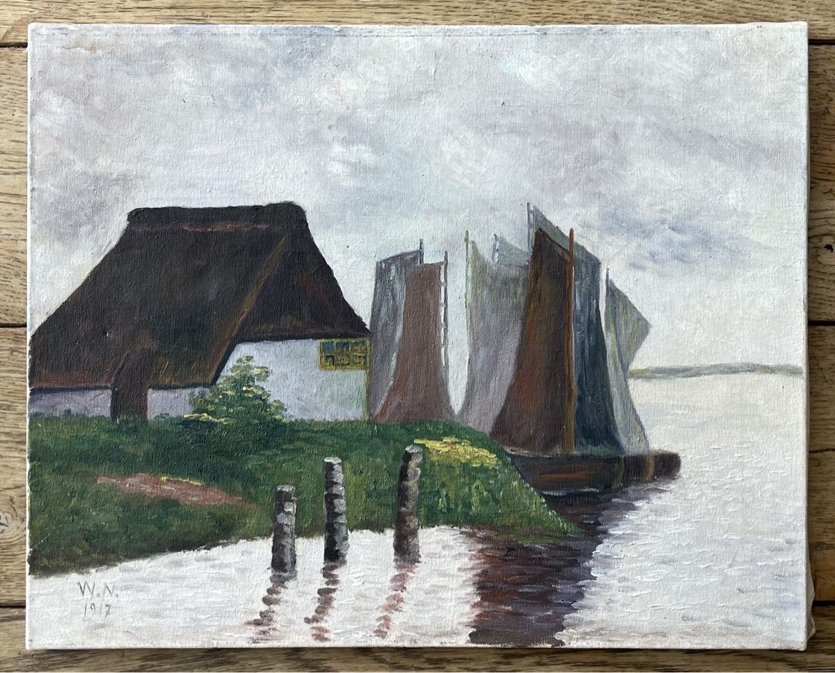 Dipinti: Monogrammiert W. N – Usato da Grosshöchstetten venduto da Perle1951