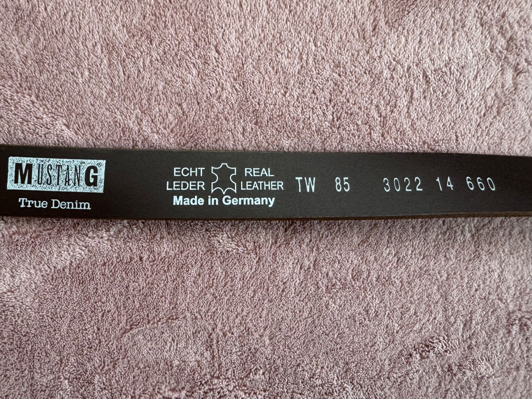 Gürtel: Gürtel Leder braun MUSTANG Gr. 85 – Neu (gemäss Beschreibung) aus Zäziwil von blackpearl 1