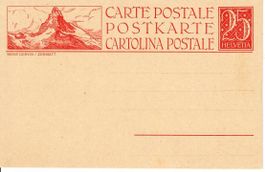25 Rp. Bildpostkarte Zermatt