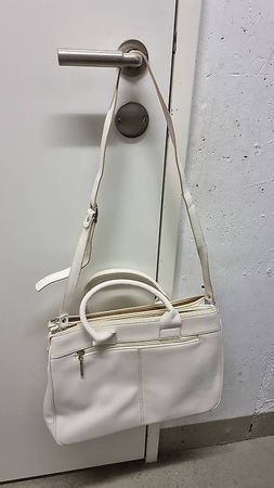 Dame Handtasche weiss Beige