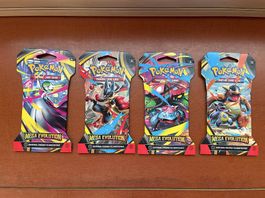 Pokémon Mega Evolution sleeved booster pack artwork