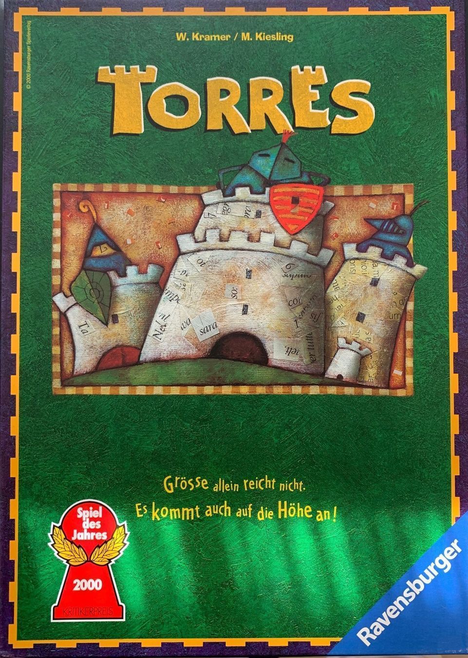 Ravensburger Giochi: Torres Spiel des Jahres 2000 – Usato da Schaffhausen venduto da ck2345
