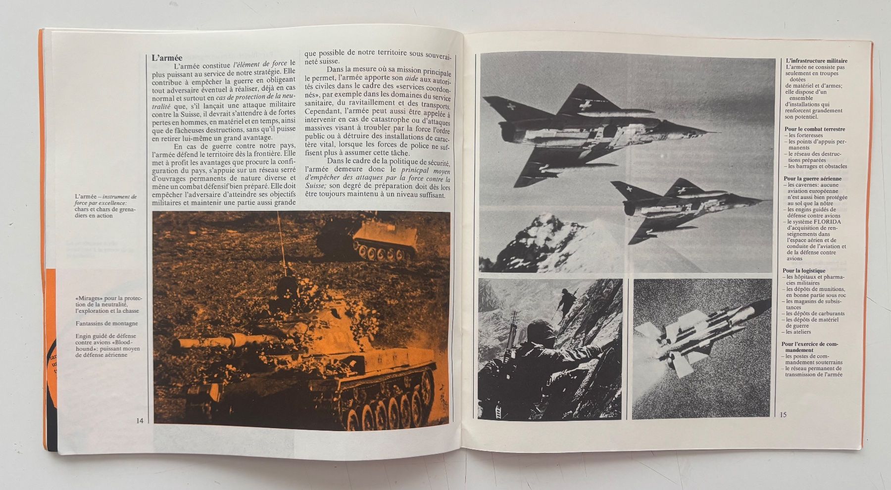 Armée suisse Documents: Brochure "Notre politique de sécurité" 1973 – D'occasion à Neuchâtel par gefdeneuch 6