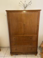 Kleiderschrank / Schrank Holz Massiv / Kommode
