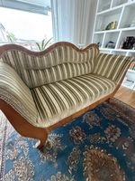 Antikes Sofa 2-Sitzer gestreift guter Zustand