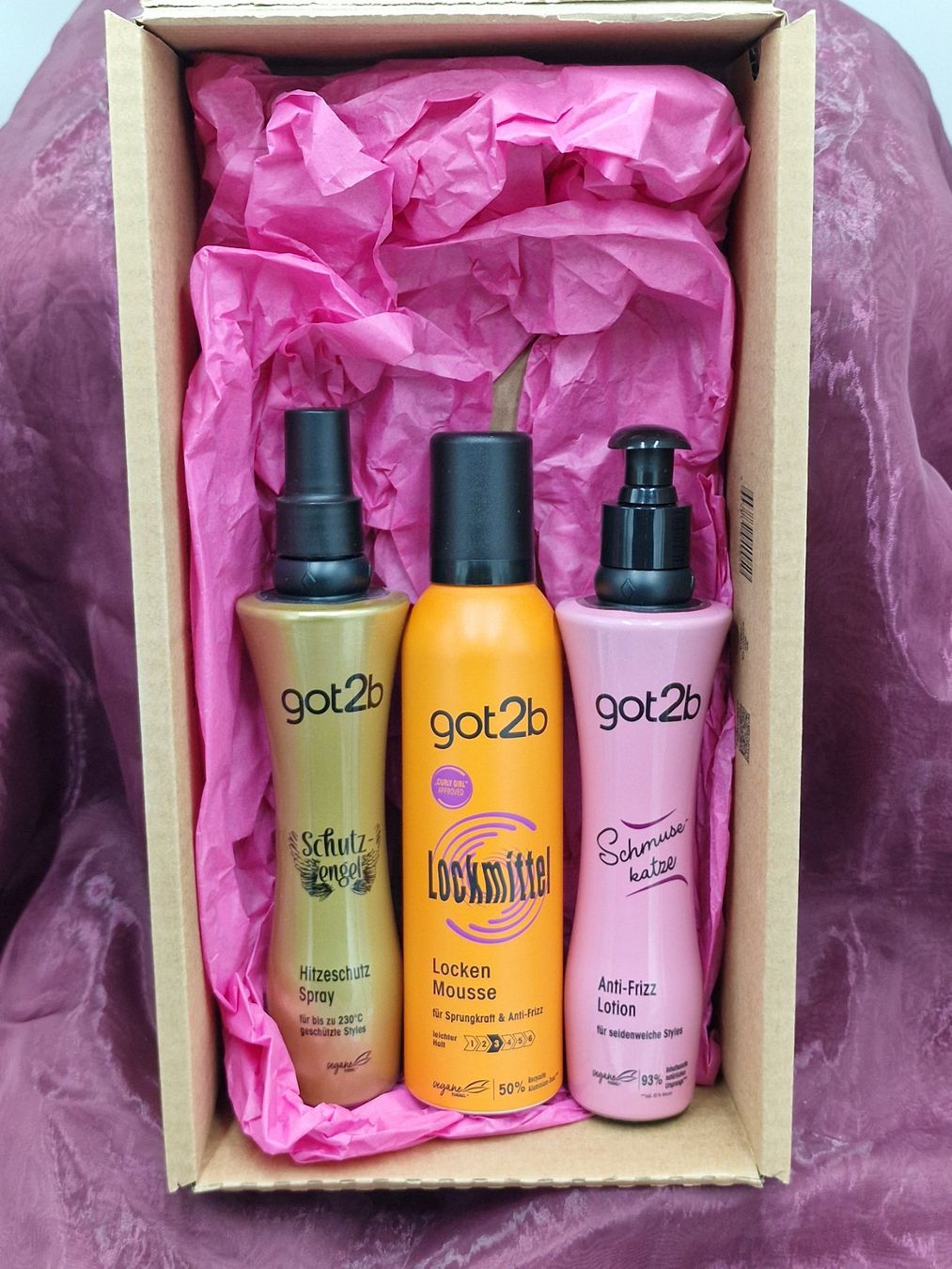 Prodotti per capelli: Got2b Haarstyling-Set: Locken Mousse, Hitzeschutz Spray, ... – Nuovo e nell'imballaggio originale da Schönenwerd venduto da ama_x9vn 1