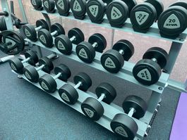 Kurzhanteln Ziva mit 3-er Rack komplett
