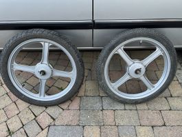 Piaggio Ciao Gussfelgen 16“ hinten und vorne