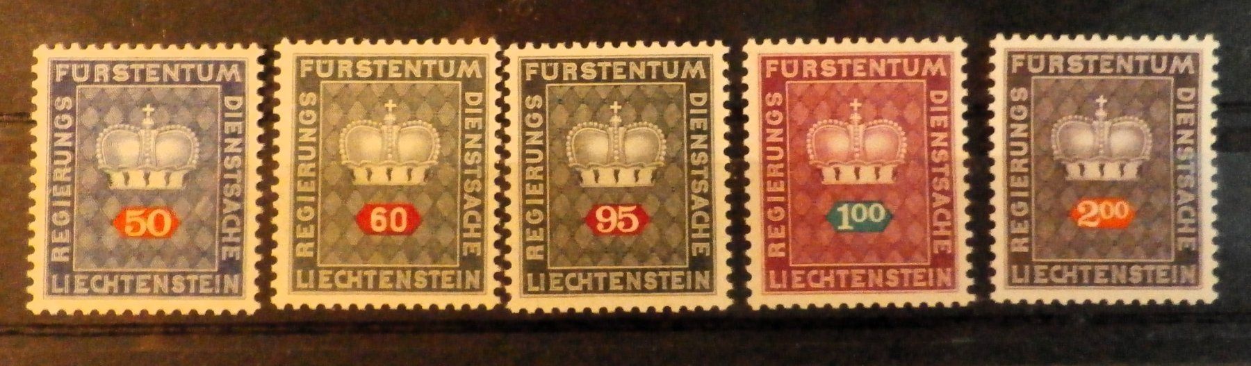 Tutti i francobolli: FL Dienstmarken 1950 /68/69 – Nuovo (secondo la descrizione) da Kehrsatz venduto da Bernherb2 1