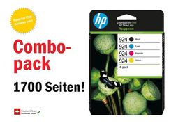 HP-924 - ORIGINAL Drucker-Patronen Tinte, 1700 Seiten (4x)