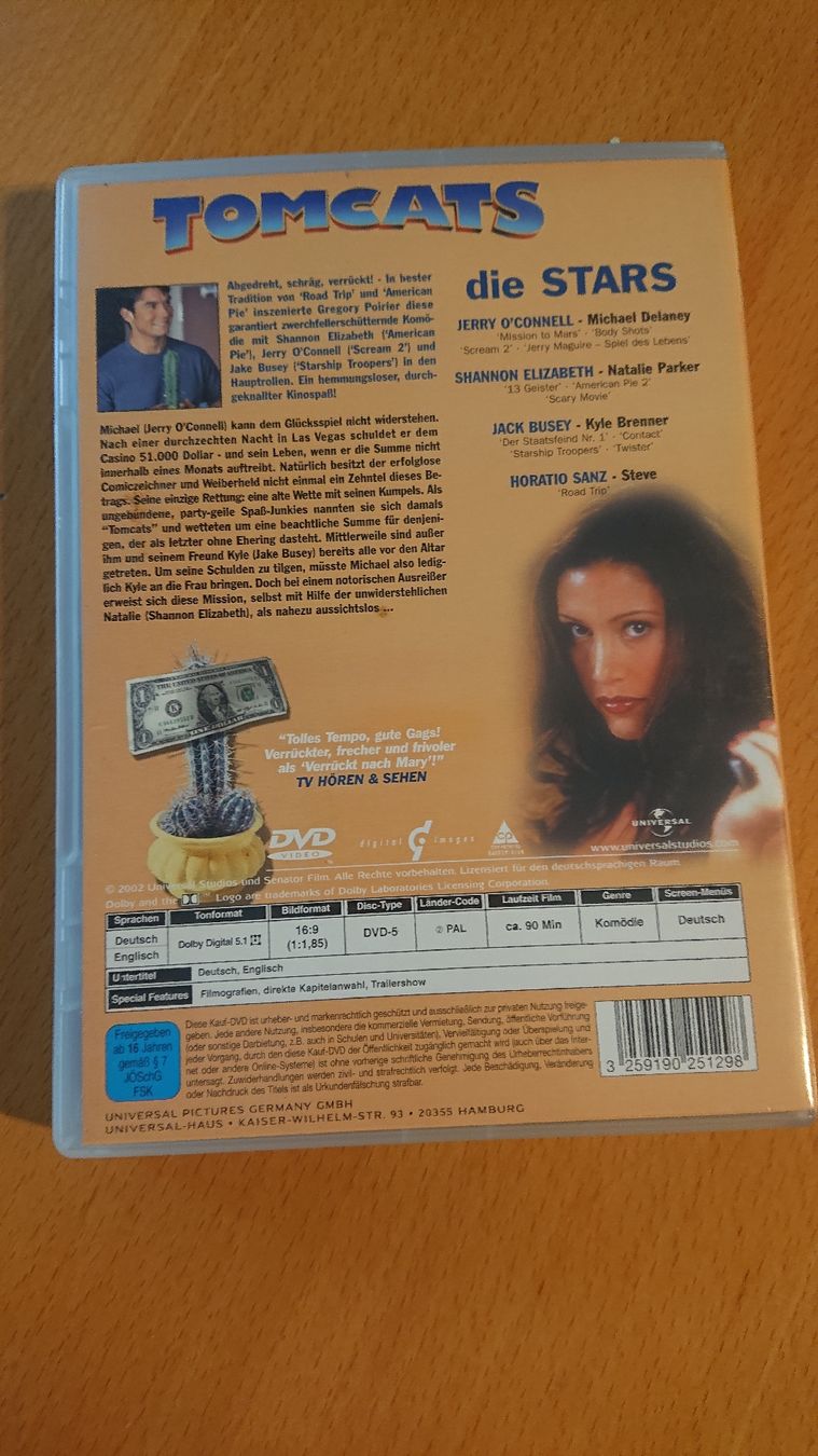 Alle DVDs: Tomcats Dvd – Gebraucht aus Chur von FreakofRarity 1