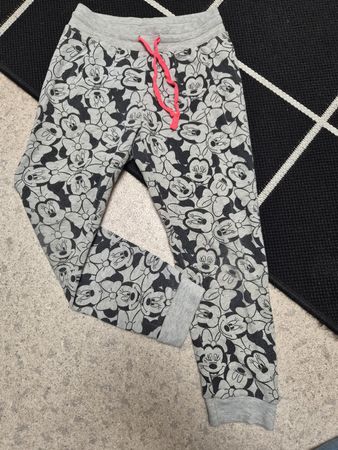 Mädchen Hose H&M Minnie Mouse grau Grösse 116