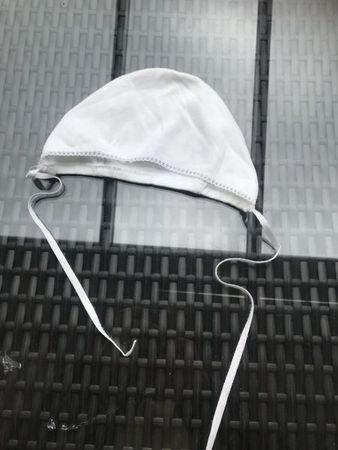 Baby Mütze weiss Zewi 68 Neu
