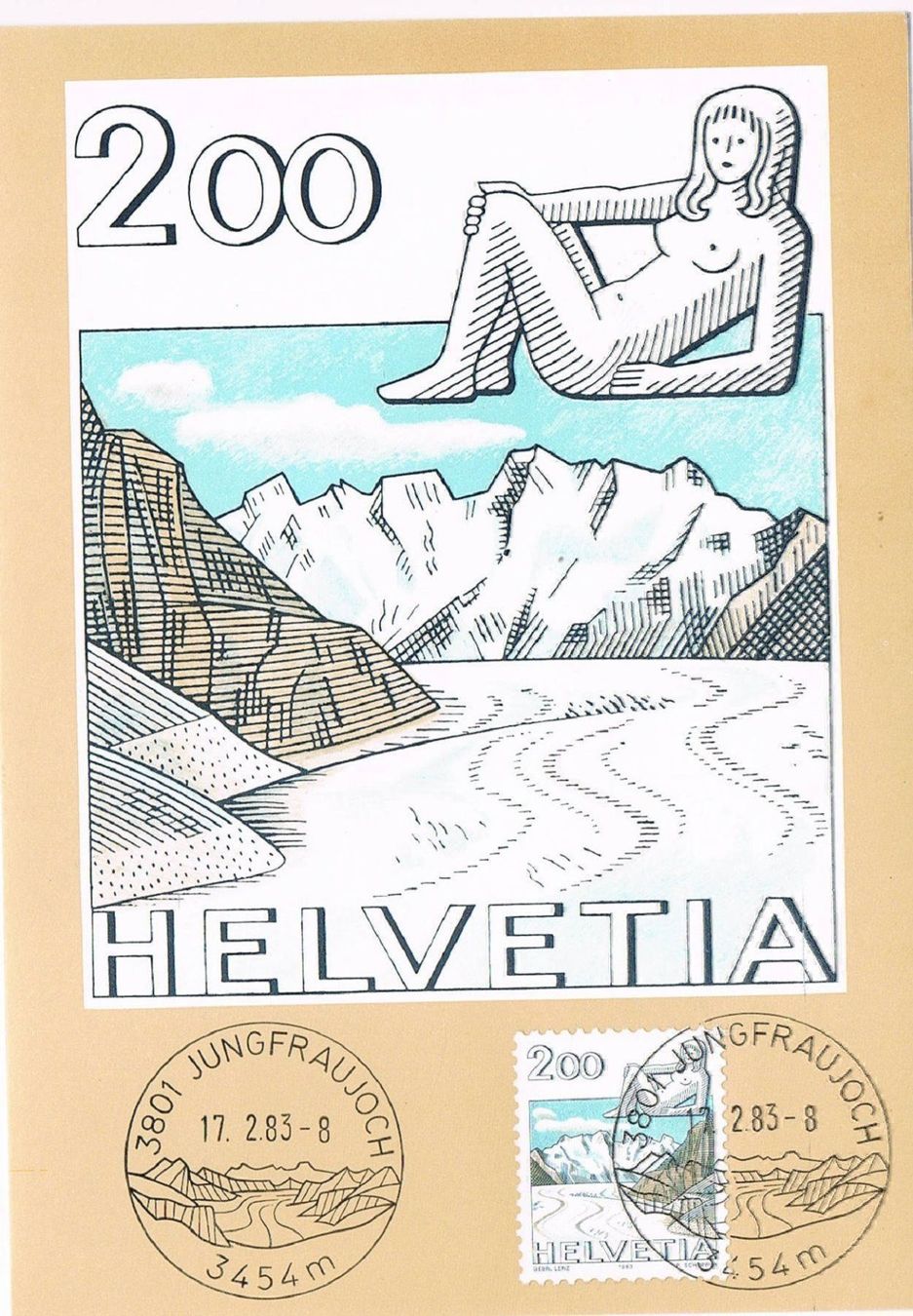 Cartoline postali: Maximumkarte Jungfraujoch – Nuovo (secondo la descrizione) da Buchs AG venduto da Baerfisch