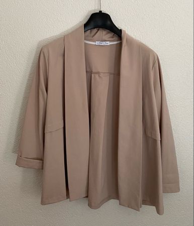 Veste courte beige femme taille L