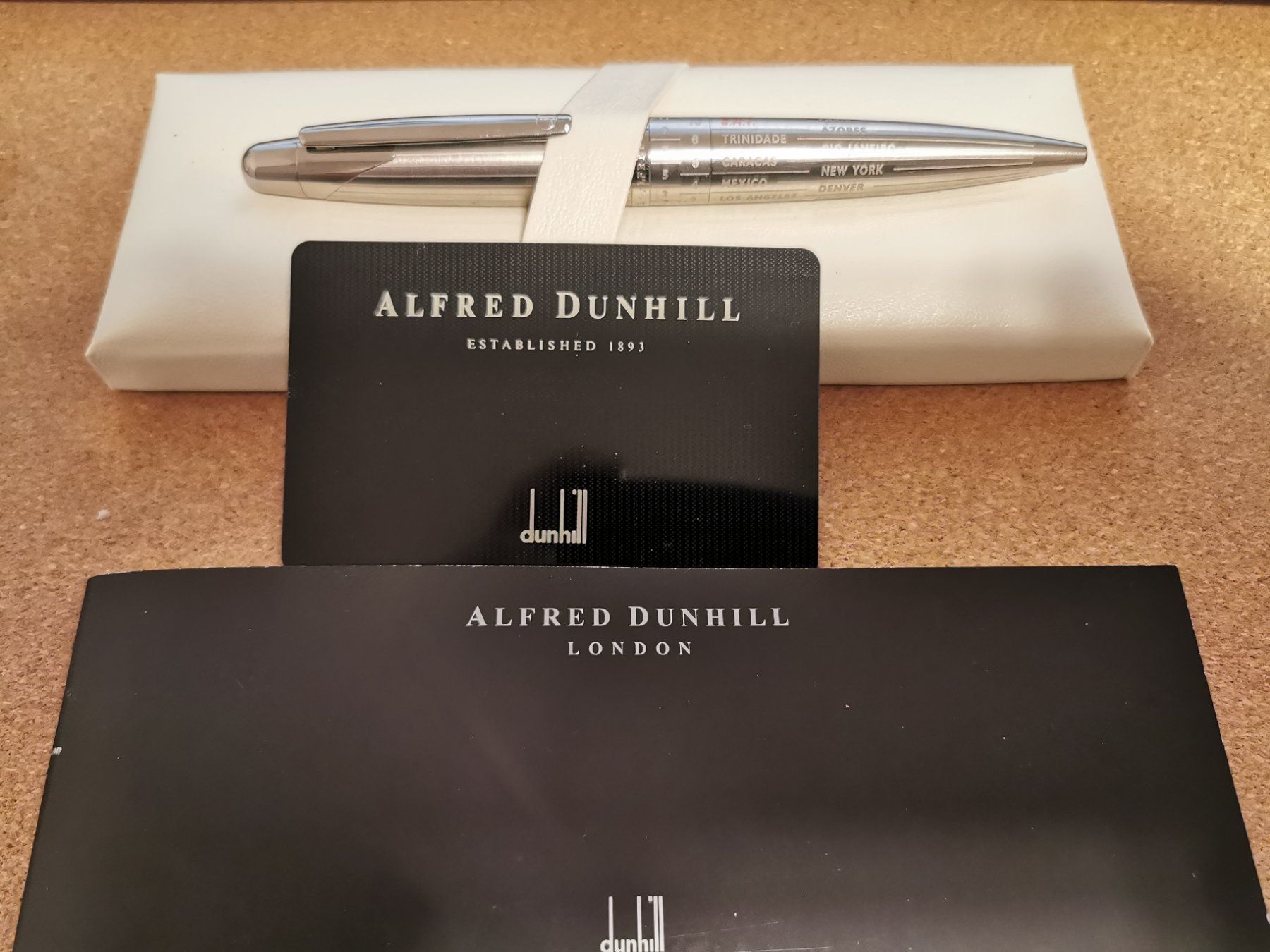 Dunhill Penna & Evidenziatori: Alfred Dunhill AD2000 G.M.T. World Time  Limited Edition – Usato da Bellmund venduto da nikitanikita