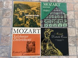 W. A. Mozart, Serenaden, Divertimenti, 4 Schallplatten