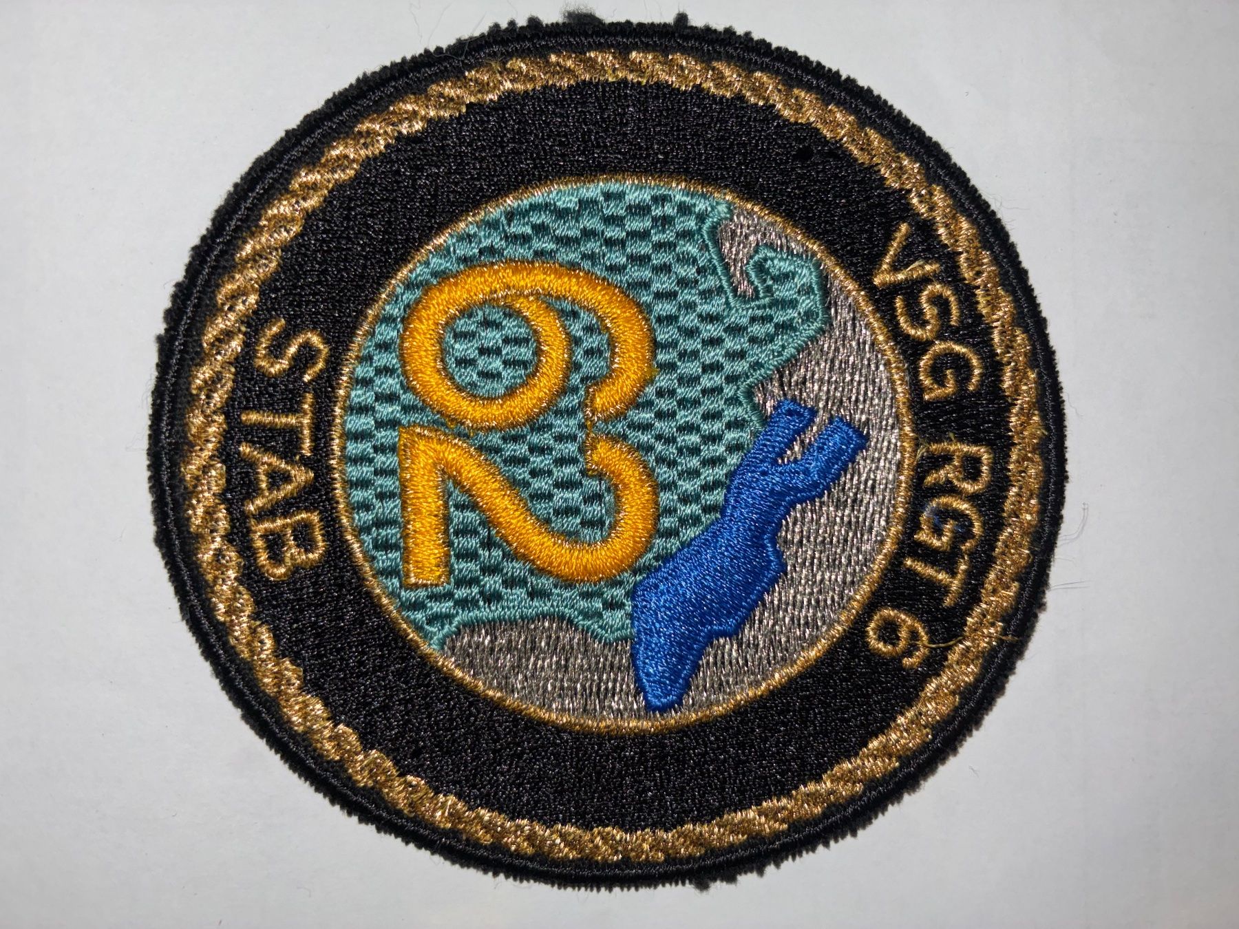 Schweizer Armee Patches: Badge Stab VSG Bat 62 – Gebraucht aus Oberiberg von stab