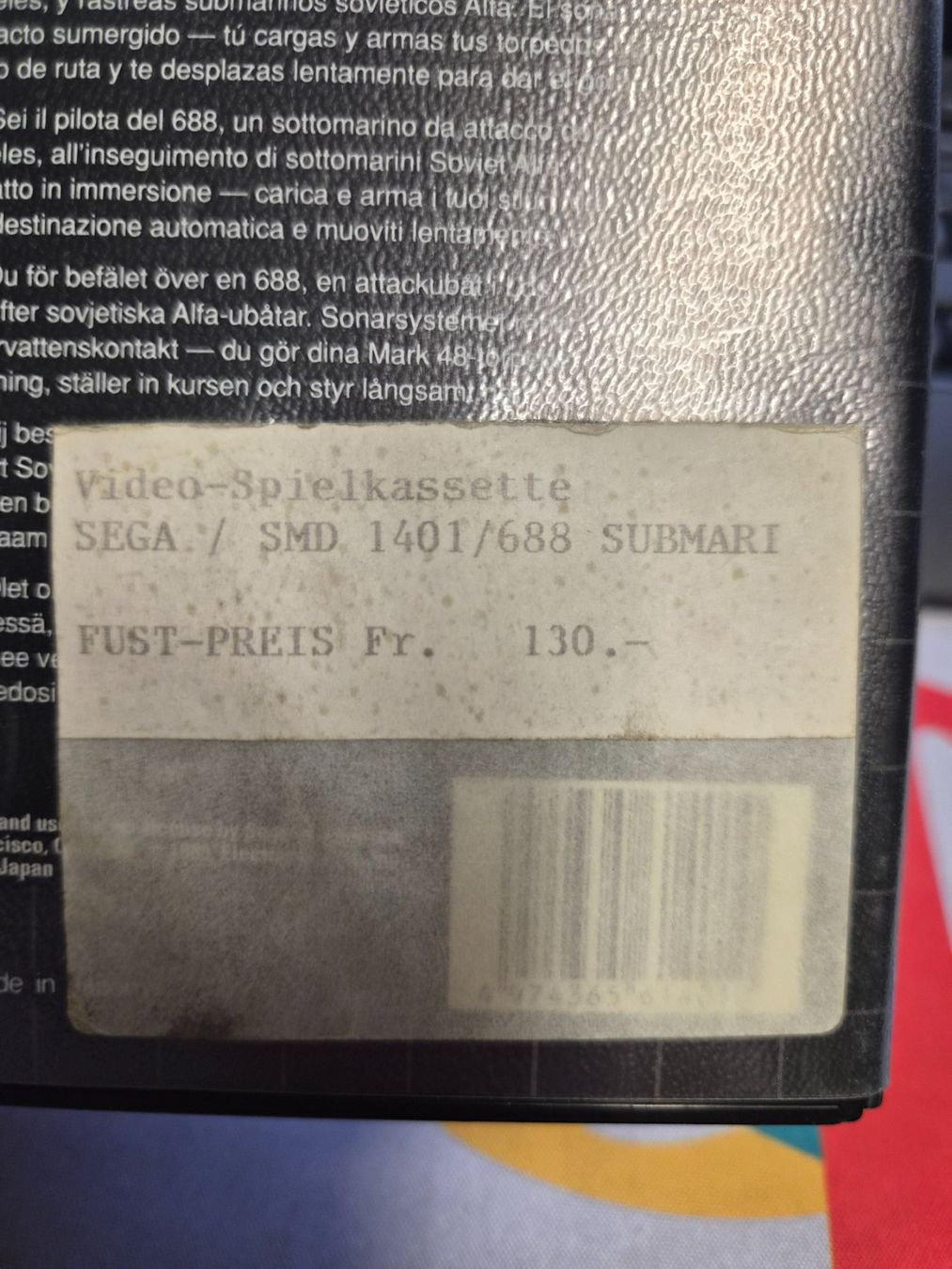 Sega Jeux: 688 Attack Sub Sega Mega Drive Spiel gebraucht – D'occasion à Zürich par Joselito0 3
