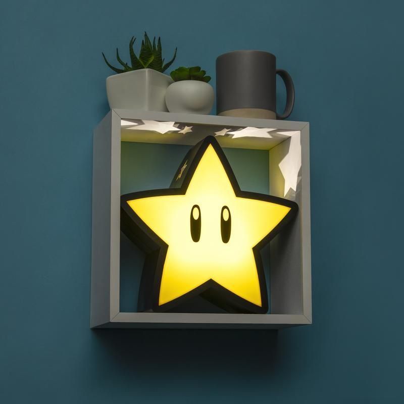Lampade: Super Mario Super Star Light mit Projektion – Nuovo (secondo la descrizione) da Auw venduto da trend4u_gmbh 5