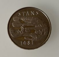 5 Sfr. Gedenkmünze Fünfliber STANS 1481 1981 Niklaus von Flü