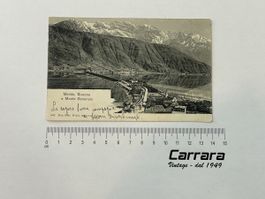 Poskarten Ticino Tessin Melide Bissone Generoso